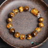 TCC™ Natural Tiger Eye & Citrine Feng Shui Bracelet For Wealth & Good Luck